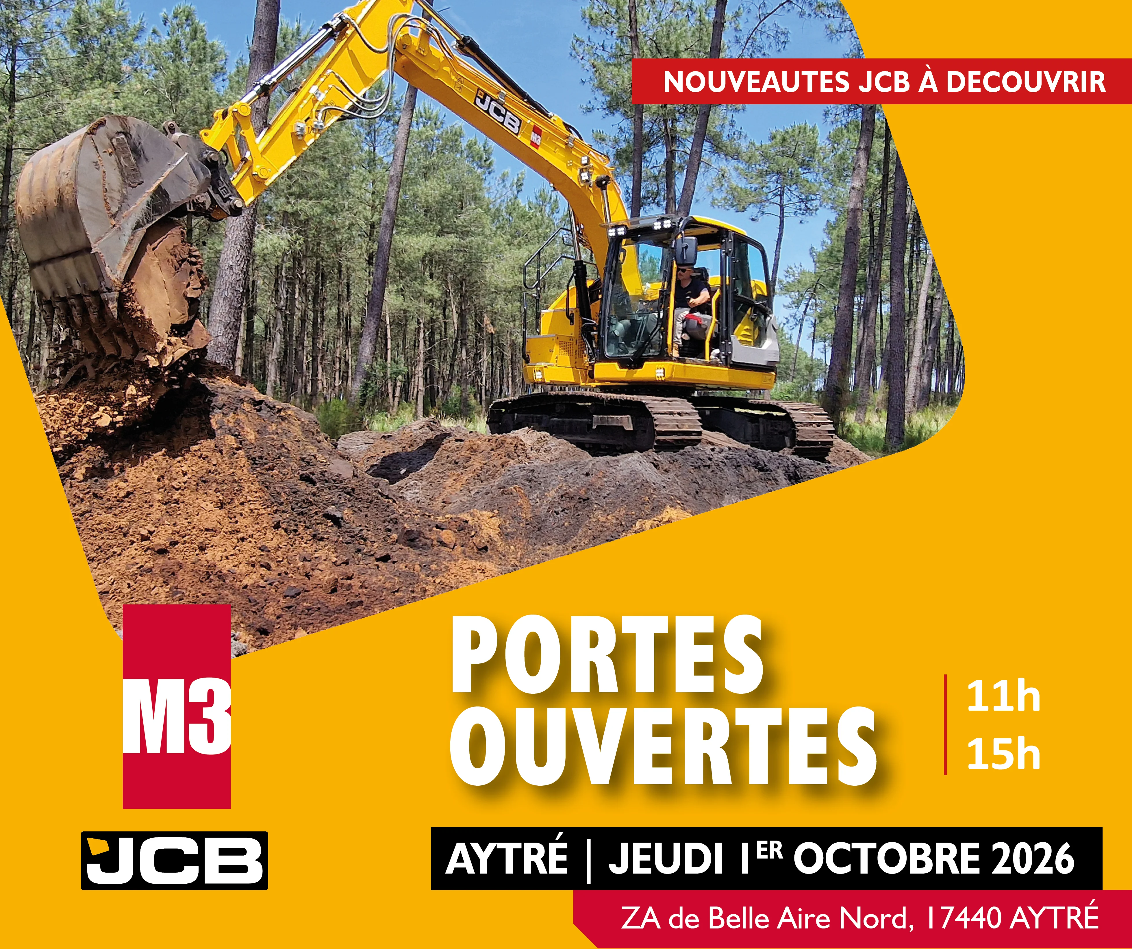 Flyer de la porte ouverte