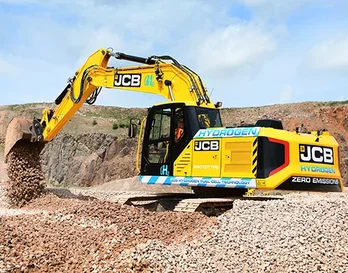 JCB première pelle 20t à hydrogène