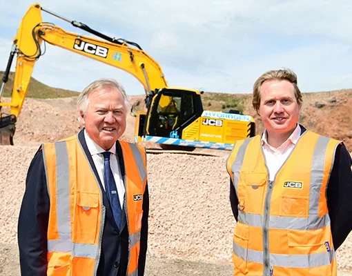 JCB première pelle 20t à hydrogène