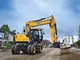 Pelles à pneus jcb JS145W et JS160W
