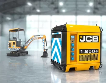 JCB 1.25Qe E-Tech le bloc d’alimentation externe
