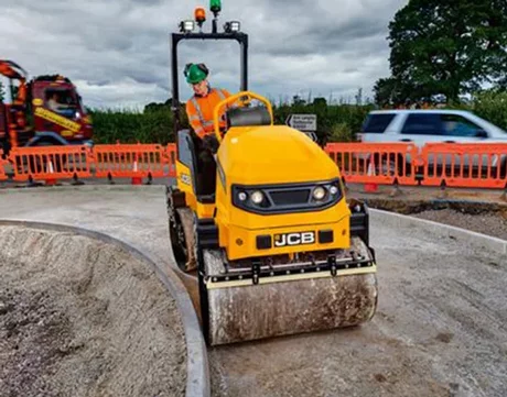 Le compacteur JCB VMT CT 260-120, chez COLAS I M3