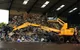 La pelle sur pneus de manutention JCB JS20MH pour le recyclage