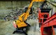 La pelle sur pneus de manutention JCB JS20MH pour le recyclage